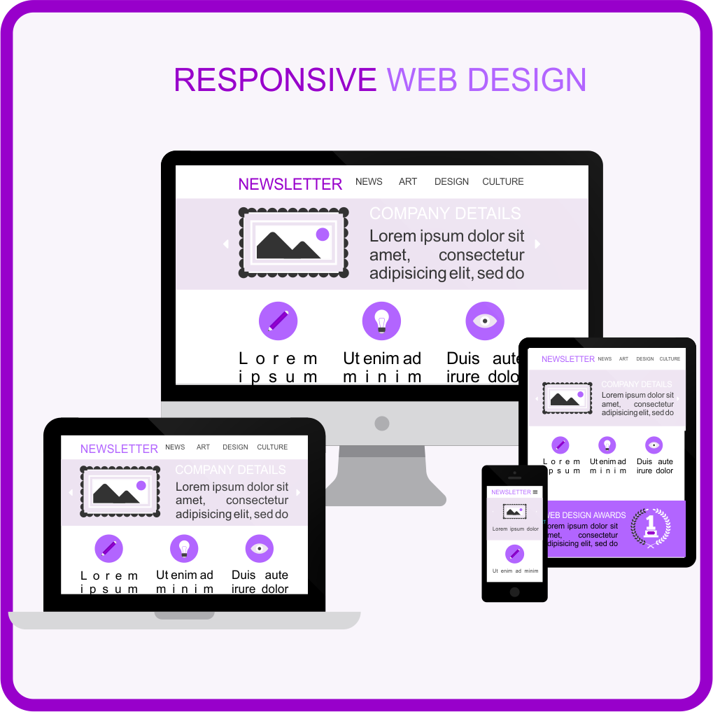 Responsive Web Design, Build & Hosting